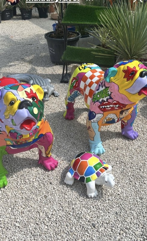 Animaux en résine pour décoration extérieur taille réelle